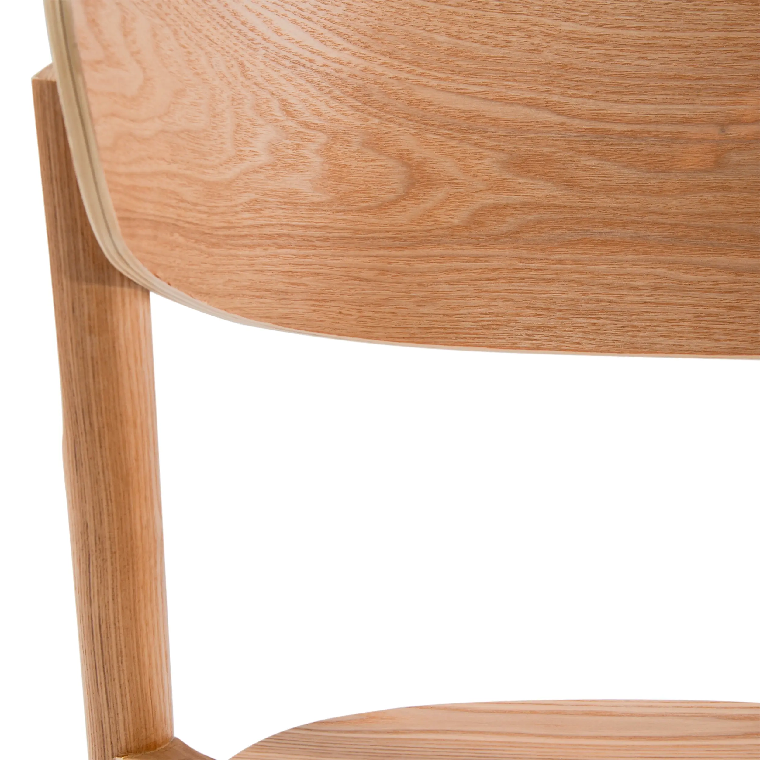 Sedia da pranzo in frassino naturale Notorius | Design elegante scandinavo