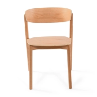 Sedia da pranzo in frassino naturale Notorius | Design elegante scandinavo