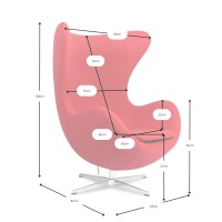 Inspiración de la Butaca Egg Chair - Sillón Moderno Premium - Mueble Design