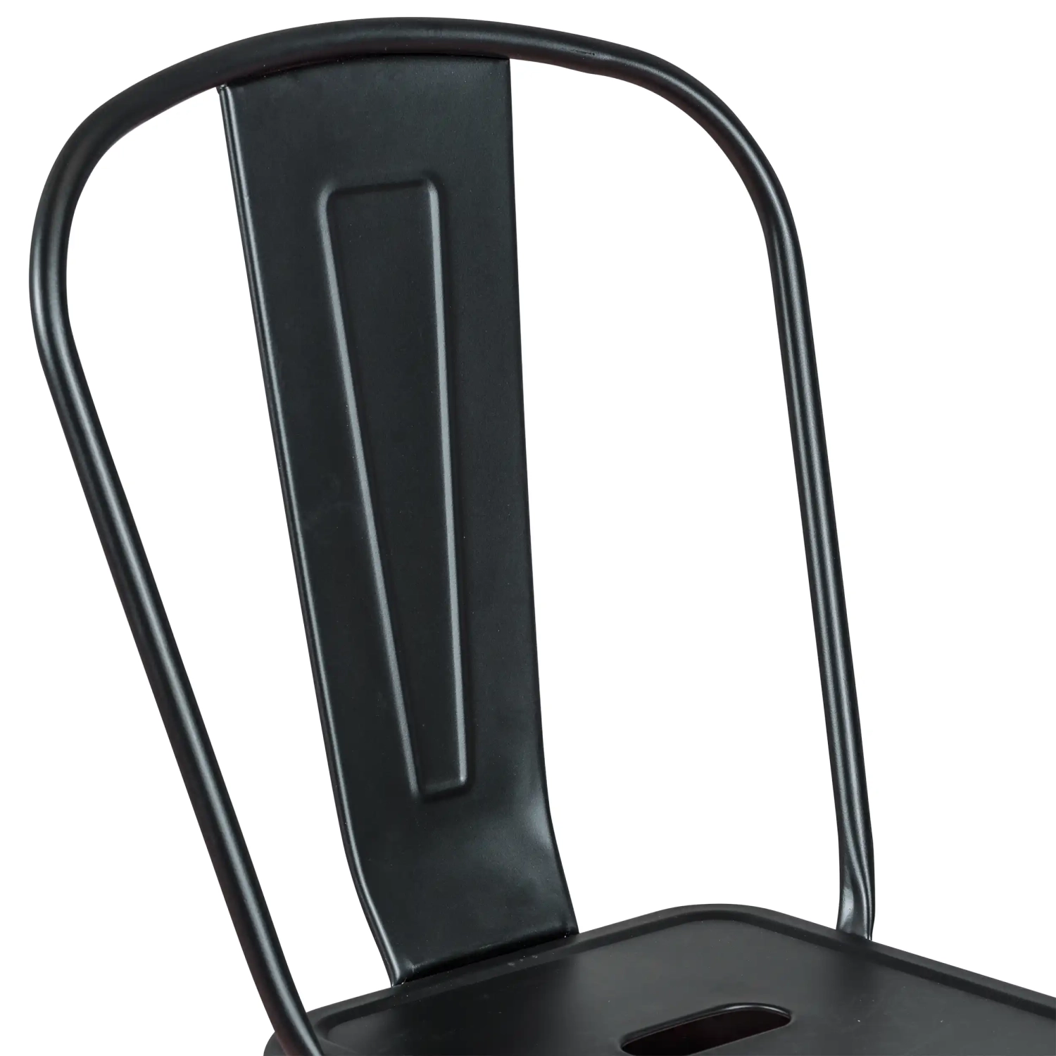 Bistro Style industrial stool with backrest - Industrial stools