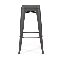 Bistro industrial stool Matt 76CM white - Industrial stools and chairs