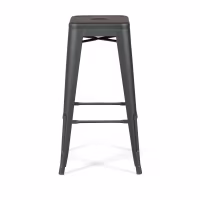 Bistro sgabello industriale Matt 76CM bianco - Sgabelli e sedie industriali