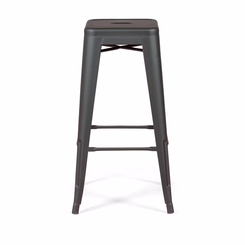 Bistro sgabello industriale Matt 76CM bianco - Sgabelli e sedie industriali