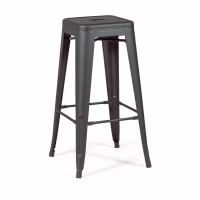 Bistro sgabello industriale Matt 76CM bianco - Sgabelli e sedie industriali