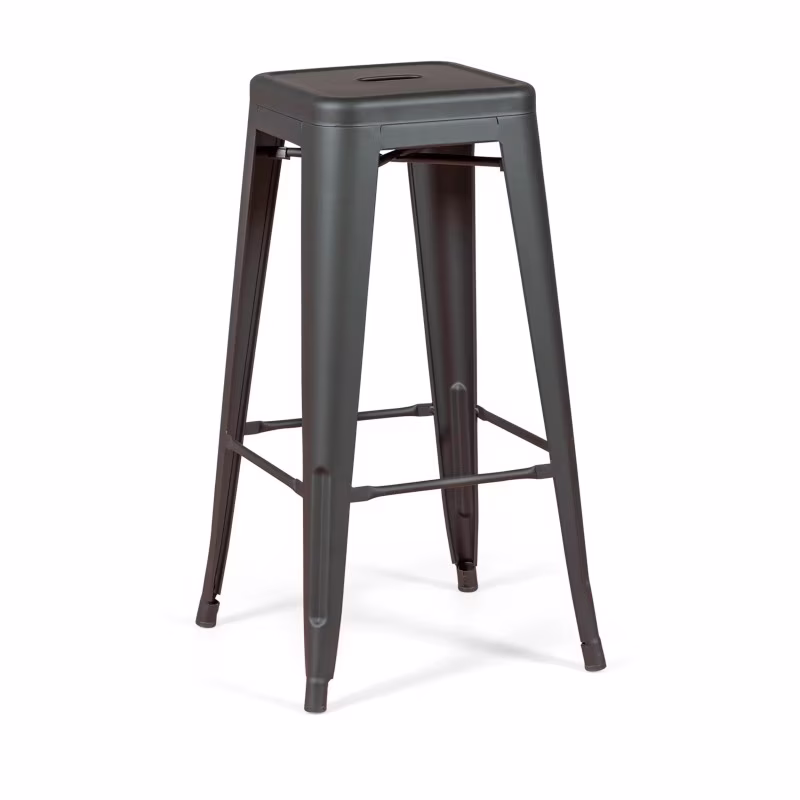 Bistro sgabello industriale Matt 76CM bianco - Sgabelli e sedie industriali