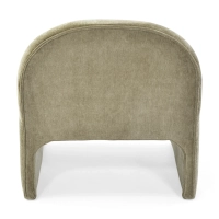 Sillón de diseño tapizado Basel, estilo minimalista y cómodo