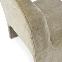 Designerski fotel tapicerowany Basel, minimalistyczny i wygodny styl
