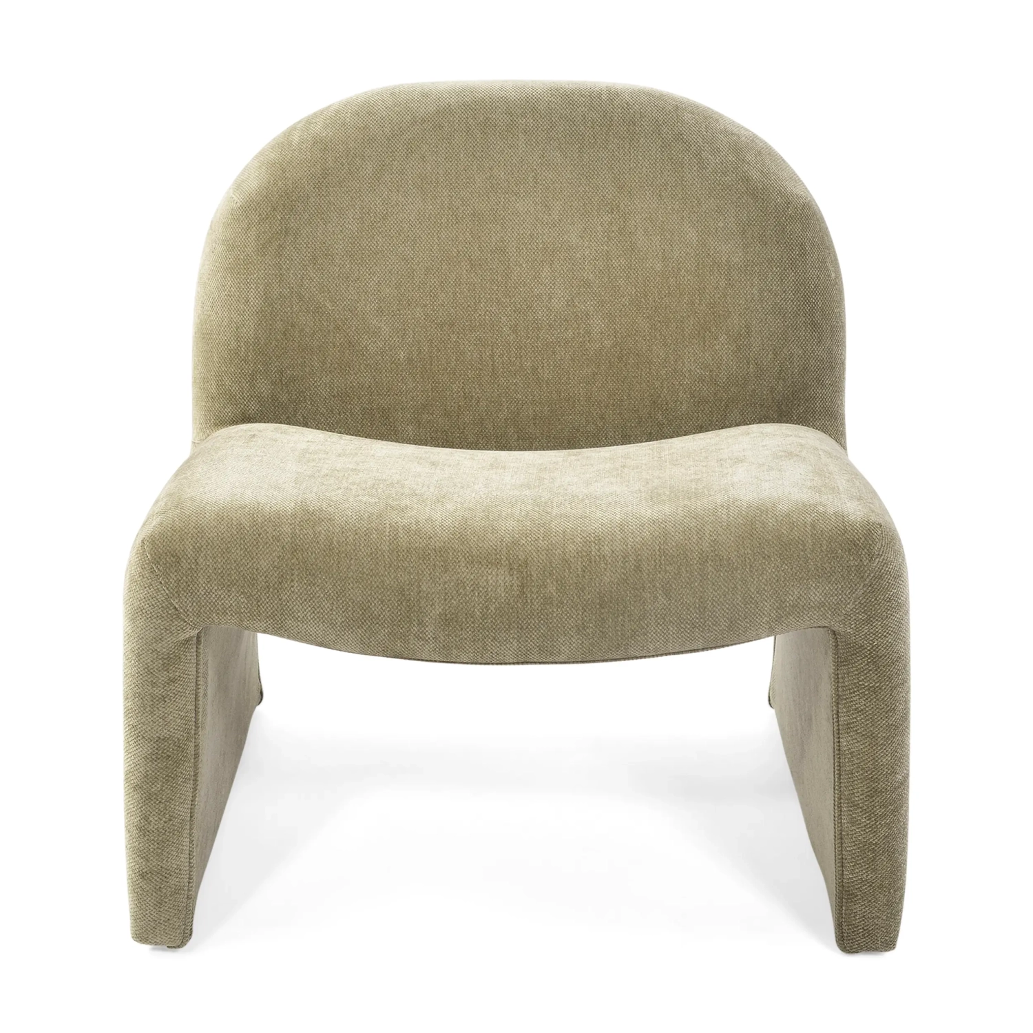Poltrona imbottita di design Basel, stile minimalista e confortevole