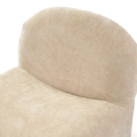 Sillón de diseño tapizado Basel, estilo minimalista y cómodo