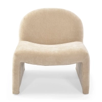 Poltrona imbottita di design Basel, stile minimalista e confortevole