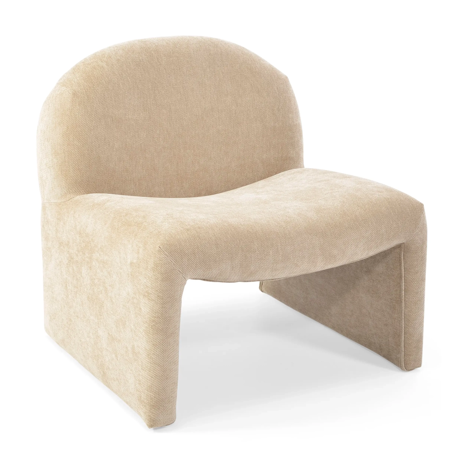 Poltrona imbottita di design Basel, stile minimalista e confortevole