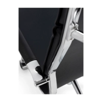 Sedia da ufficio Studio con schienale alto | Sedia da scrivania ergonomica in ecopelle