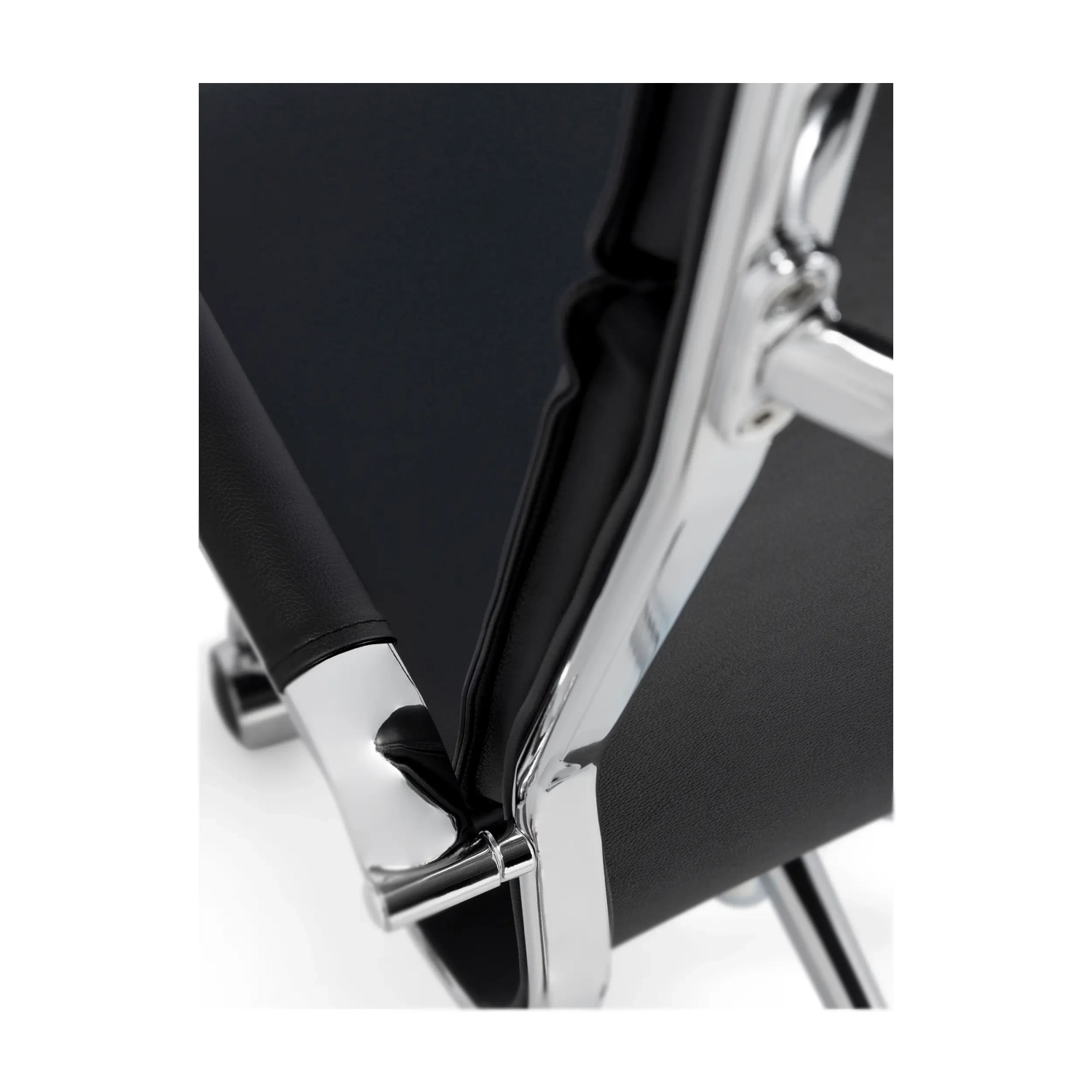 Sedia da ufficio Studio con schienale alto | Sedia da scrivania ergonomica in ecopelle