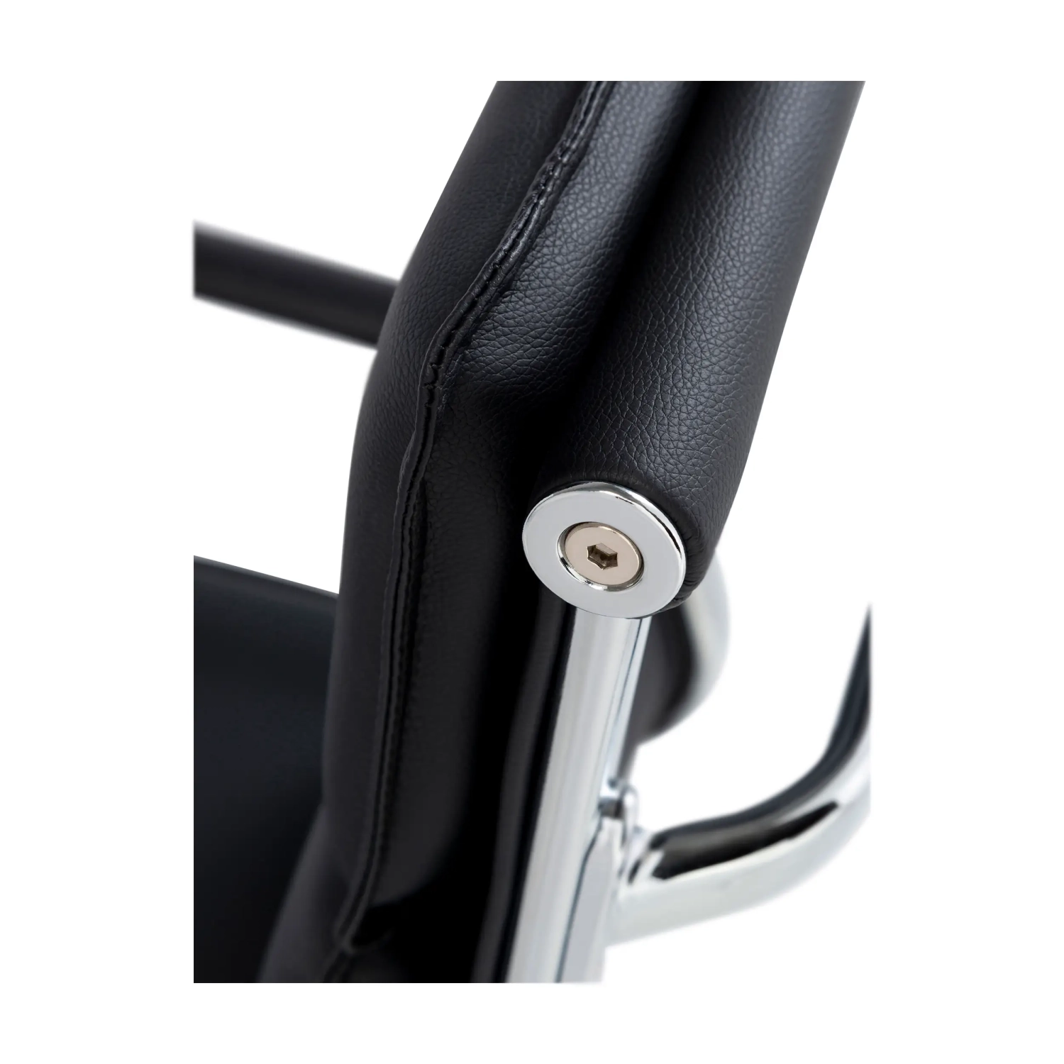 Sedia da ufficio Studio con schienale alto | Sedia da scrivania ergonomica in ecopelle