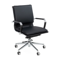 Sedia da ufficio Studio con schienale basso | Design ergonomico e moderno