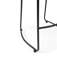 Sgabello da bar Portland Industrial 66 cm | Legno massello di olmo e acciaio
