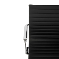 Sedia da ufficio in pelle con schienale basso Task Executive | Sedia da ufficio di alta gamma