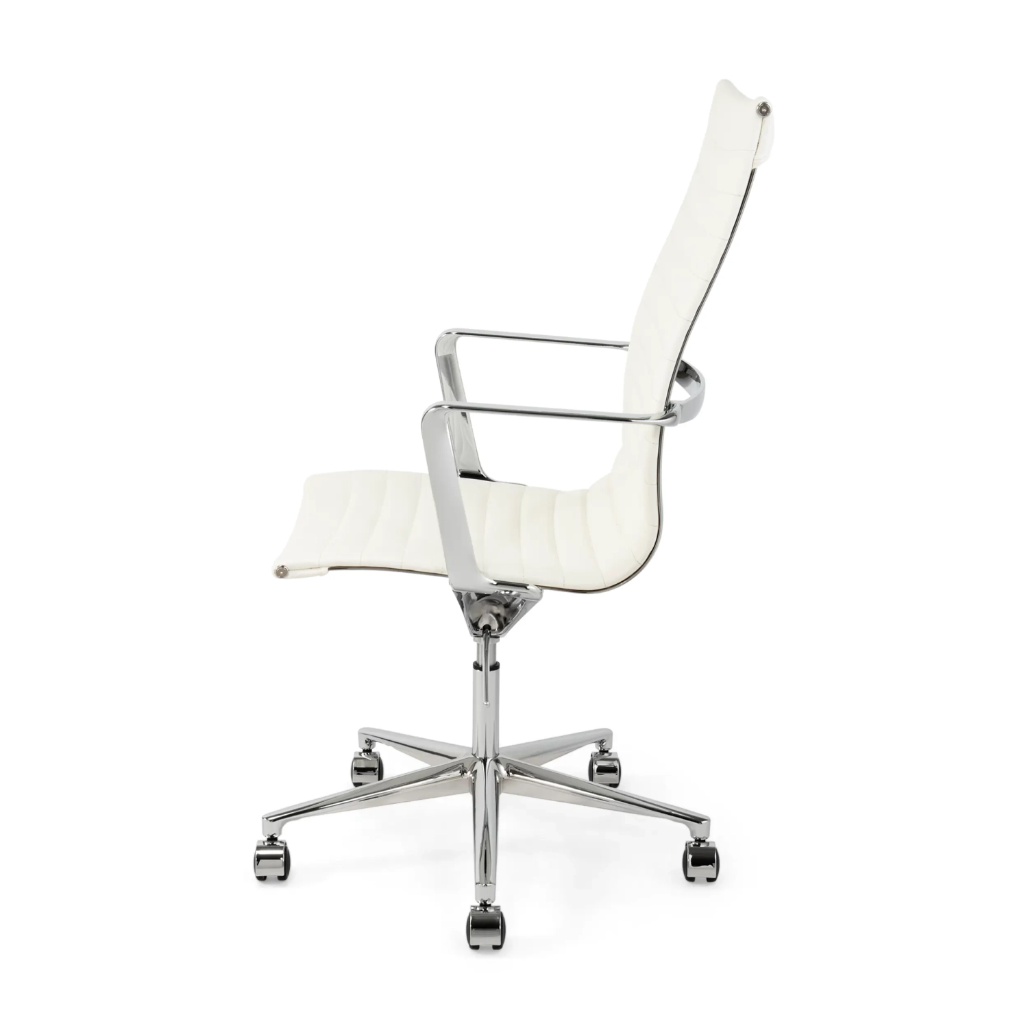 Sedia da ufficio Task Executive con schienale alto in pelle | Sedia da ufficio ergonomica di alta qualità