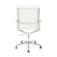 Sedia da ufficio Task Executive con schienale alto in pelle | Sedia da ufficio ergonomica di alta qualità