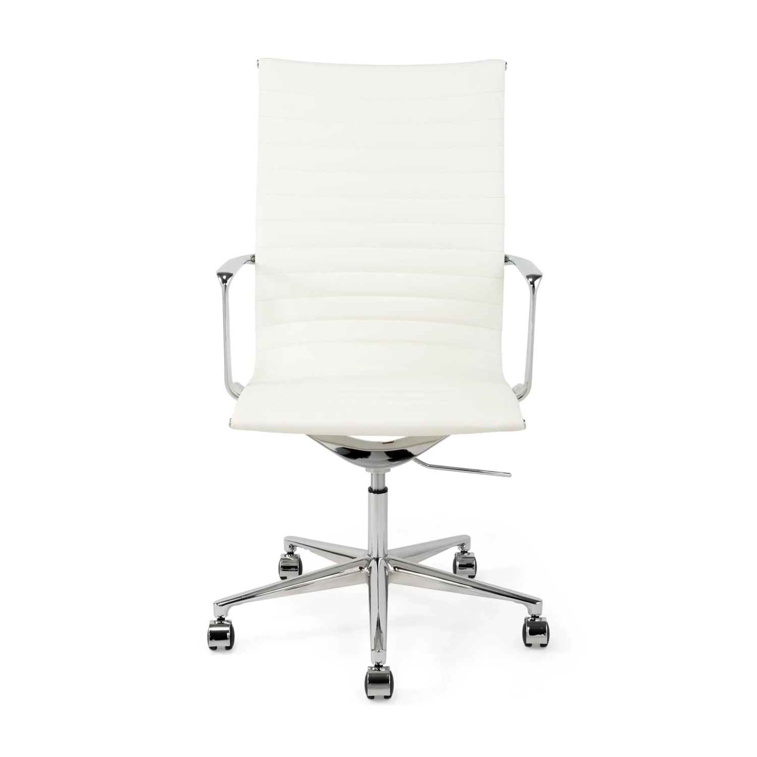 Sedia da ufficio Task Executive con schienale alto in pelle | Sedia da ufficio ergonomica di alta qualità
