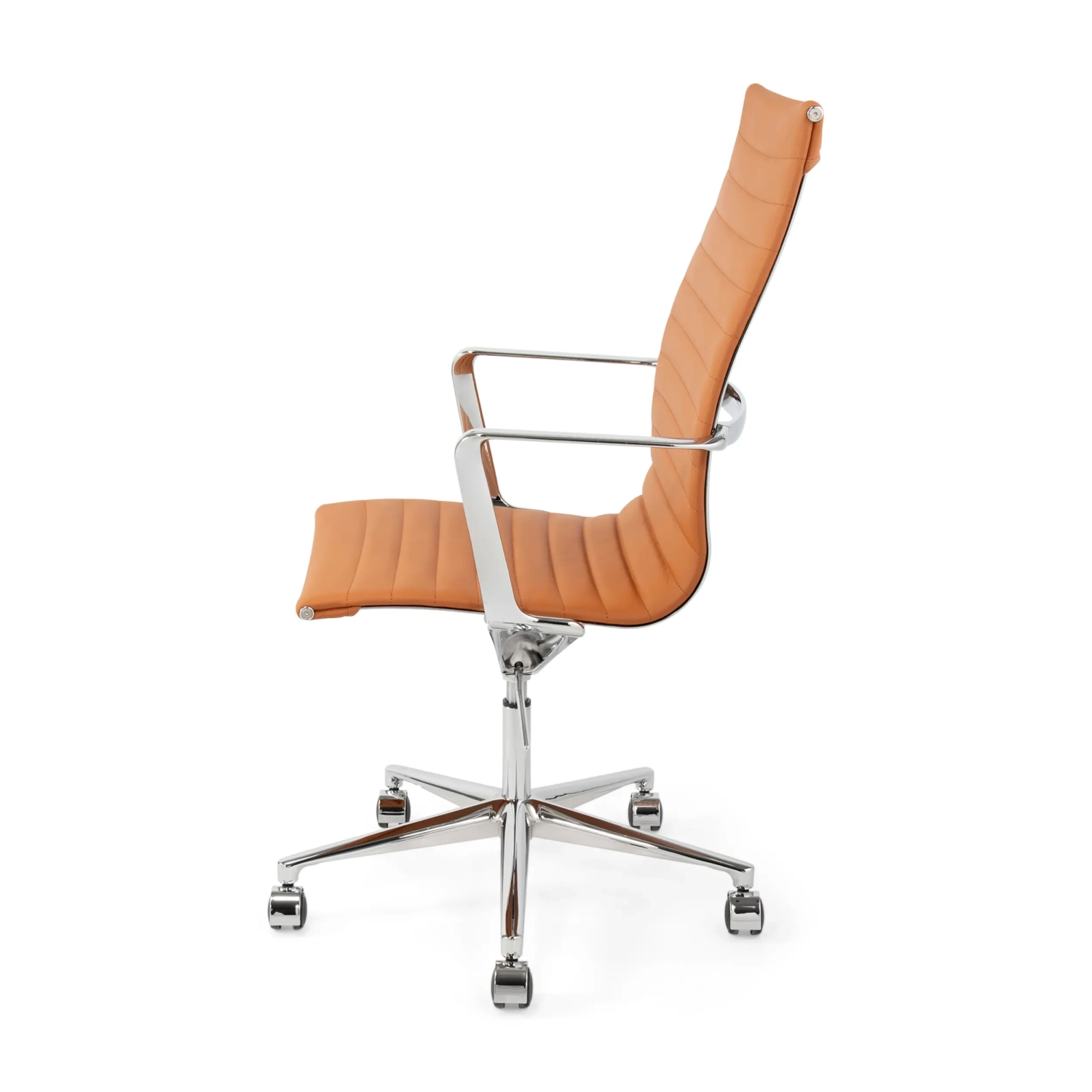 Sedia da ufficio Task Executive con schienale alto in pelle | Sedia da ufficio ergonomica di alta qualità