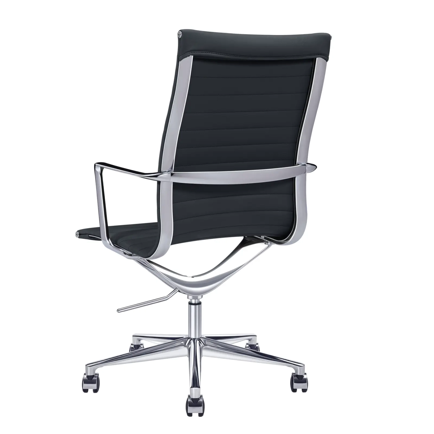Sedia da ufficio Task Executive con schienale alto in pelle | Sedia da ufficio ergonomica di alta qualità