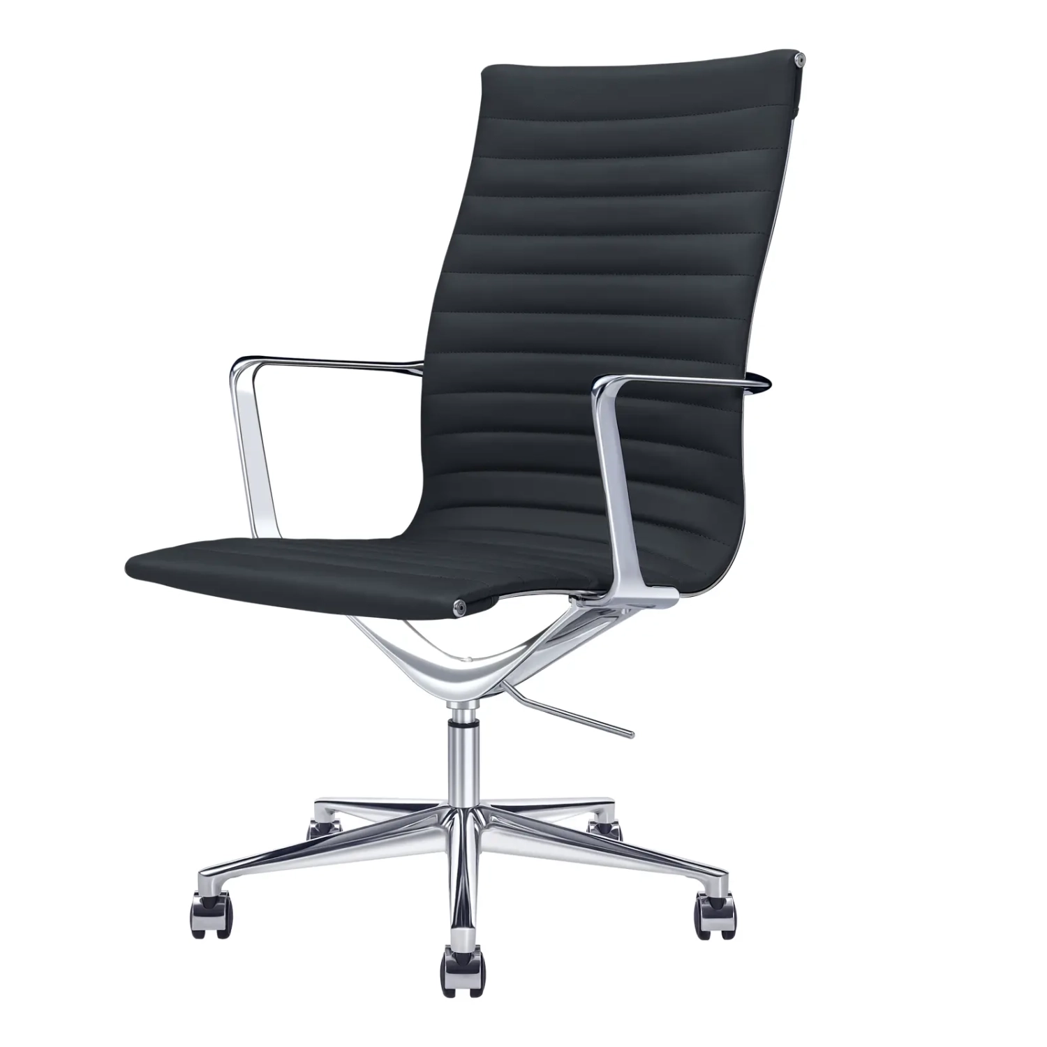 Sedia da ufficio Task Executive con schienale alto in pelle | Sedia da ufficio ergonomica di alta qualità
