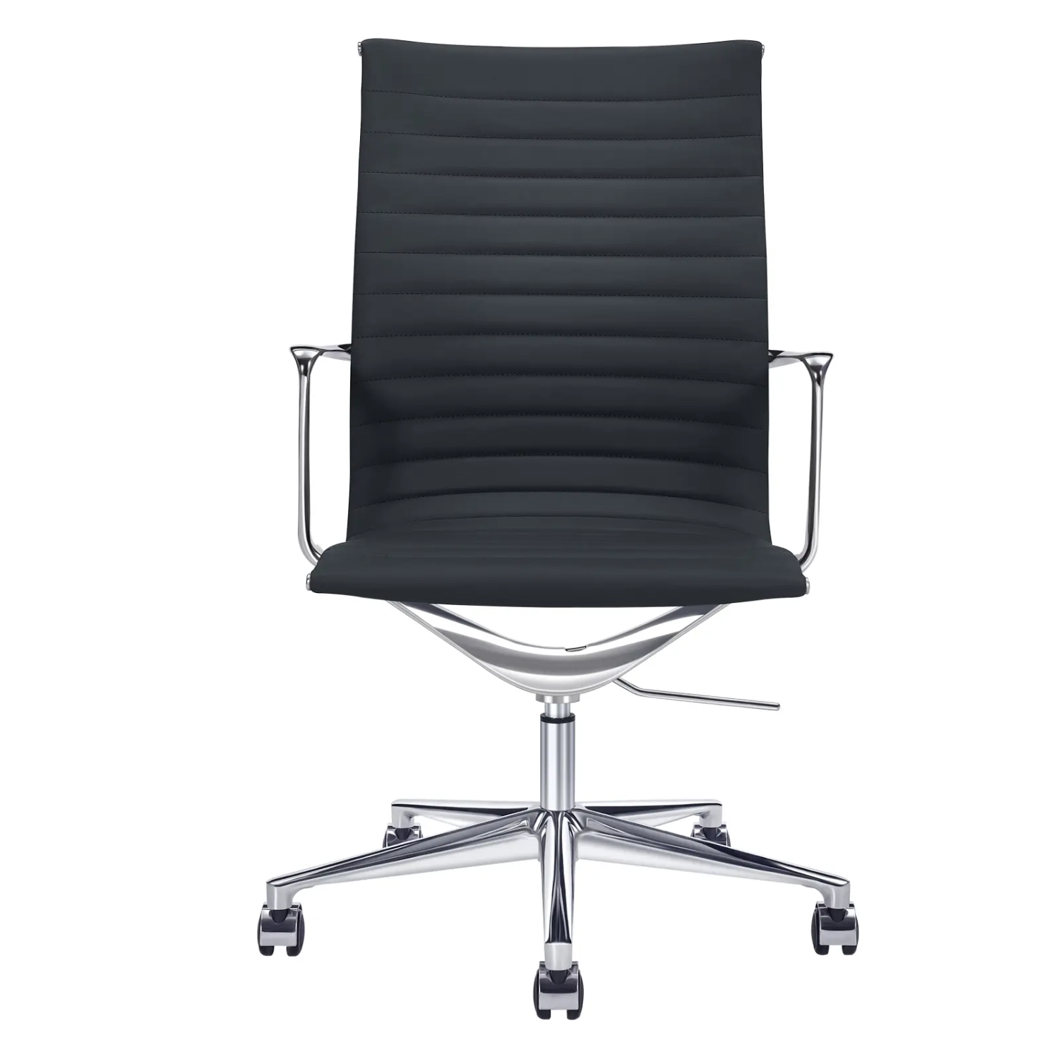 Sedia da ufficio Task Executive con schienale alto in pelle | Sedia da ufficio ergonomica di alta qualità