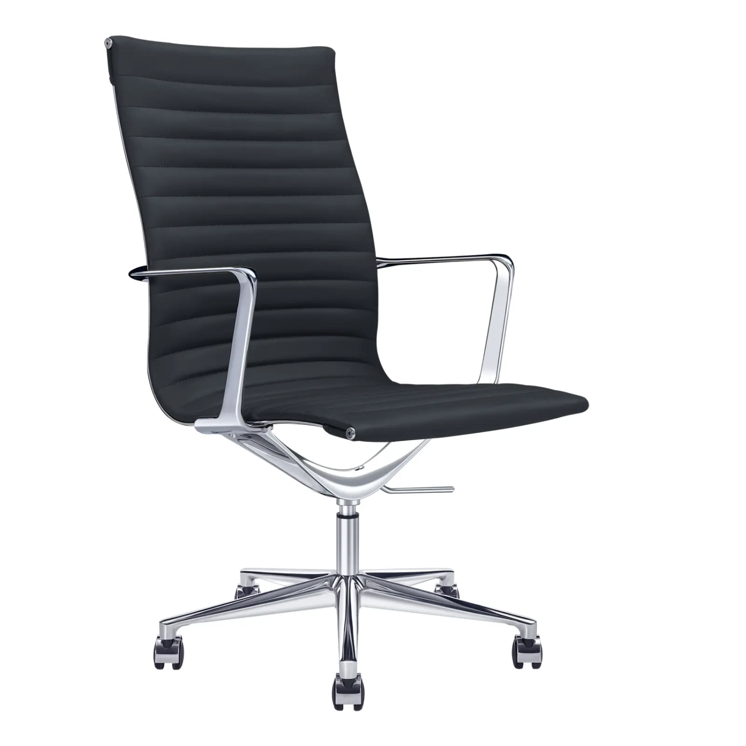 Sedia da ufficio Task Executive con schienale alto in pelle | Sedia da ufficio ergonomica di alta qualità