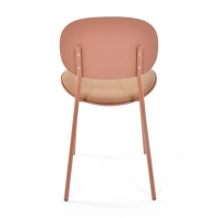 Sedia da pranzo ergonomica impilabile Carlotta | Sedia imbottita in stile moderno