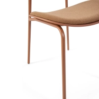 Sedia da pranzo ergonomica impilabile Carlotta | Sedia imbottita in stile moderno