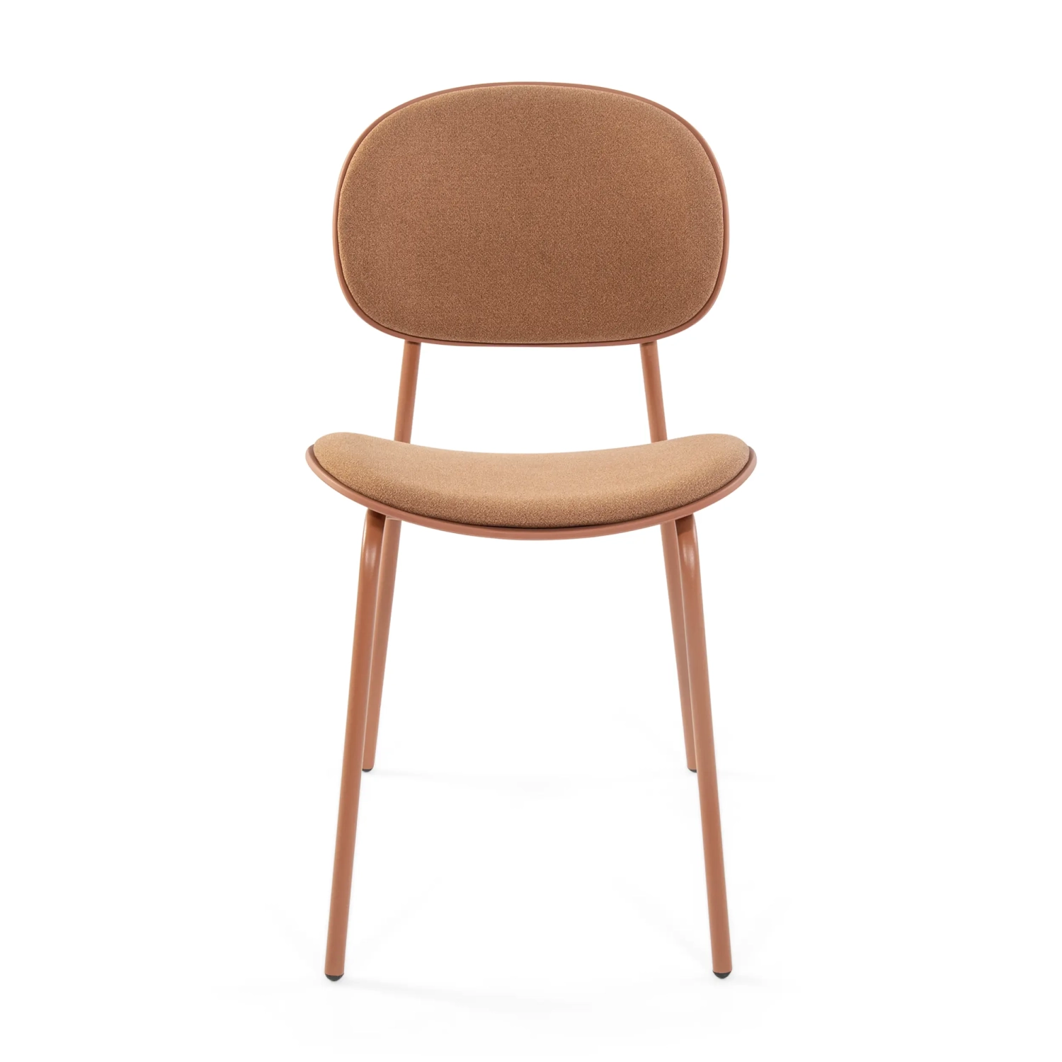 Sedia da pranzo ergonomica impilabile Carlotta | Sedia imbottita moderna