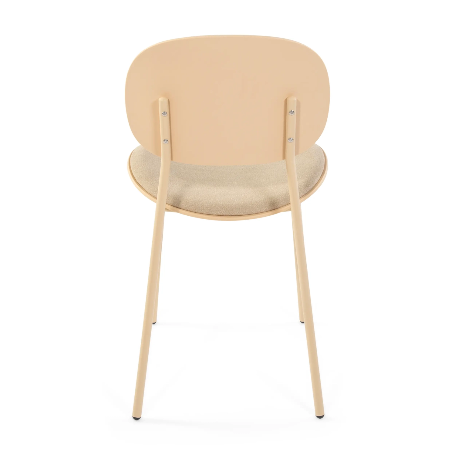 Sedia da pranzo ergonomica impilabile Carlotta | Sedia imbottita in stile moderno
