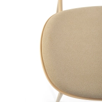 Sedia da pranzo ergonomica impilabile Carlotta | Sedia imbottita moderna