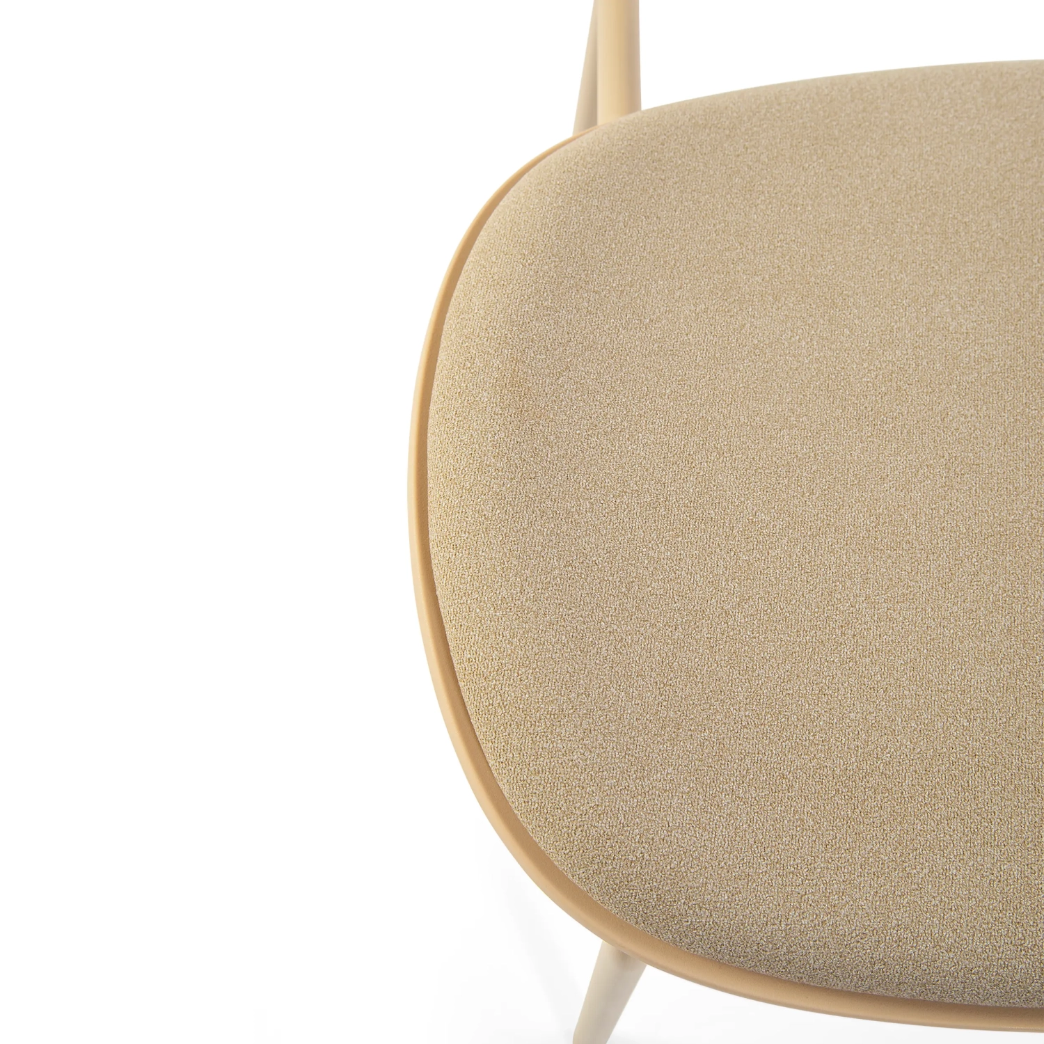 Sedia da pranzo ergonomica impilabile Carlotta | Sedia imbottita in stile moderno