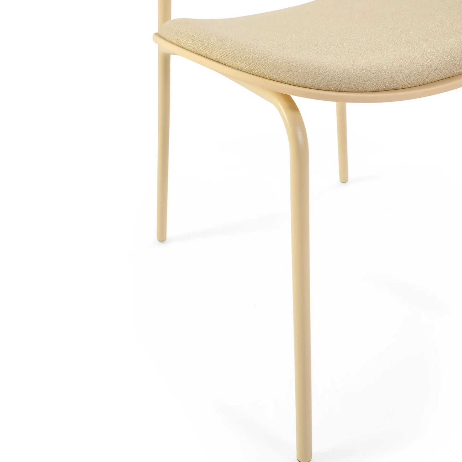 Sedia da pranzo ergonomica impilabile Carlotta | Sedia imbottita in stile moderno
