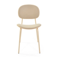 Sedia da pranzo ergonomica impilabile Carlotta | Sedia imbottita in stile moderno
