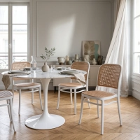 Pack 4 sedie Moulin in rattan sintetico - Mueble Design