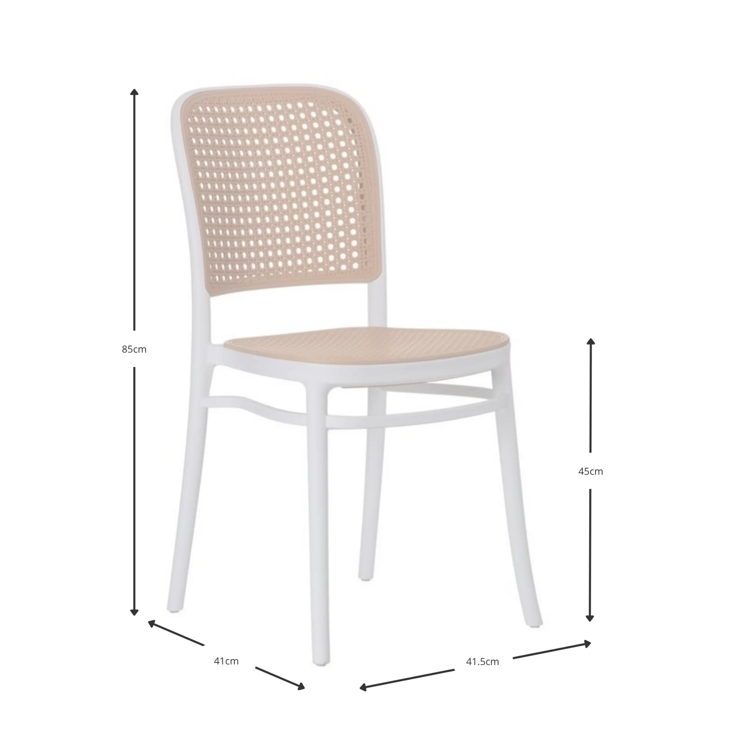 Pack 4 sedie Moulin in rattan sintetico - Mueble Design