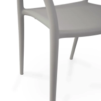 Sedia di design da esterno Master, impilabile | Poltrona in polipropilene