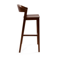 Soho Sgabello da bar in stile scandinavo 76 cm | Legno di rovere o noce