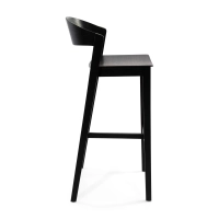Soho Sgabello da bar in stile scandinavo 76 cm | Legno di rovere o noce