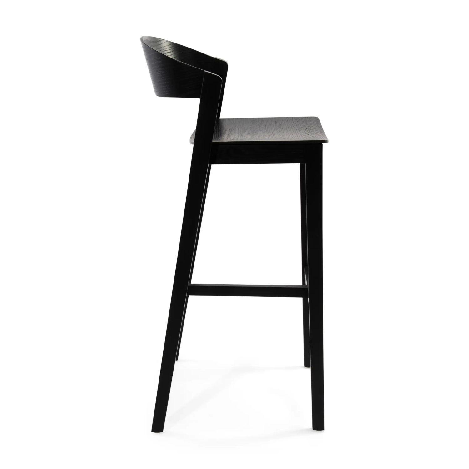 Soho Sgabello da bar in stile scandinavo 76 cm | Legno di rovere o noce