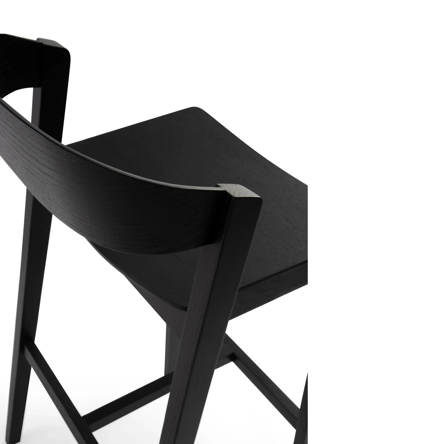 Soho Sgabello da bar in stile scandinavo 76 cm | Legno di rovere o noce
