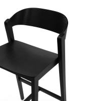 Soho Sgabello da bar in stile scandinavo 76 cm | Legno di rovere o noce