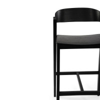 Soho Sgabello da bar in stile scandinavo 76 cm | Legno di rovere o noce