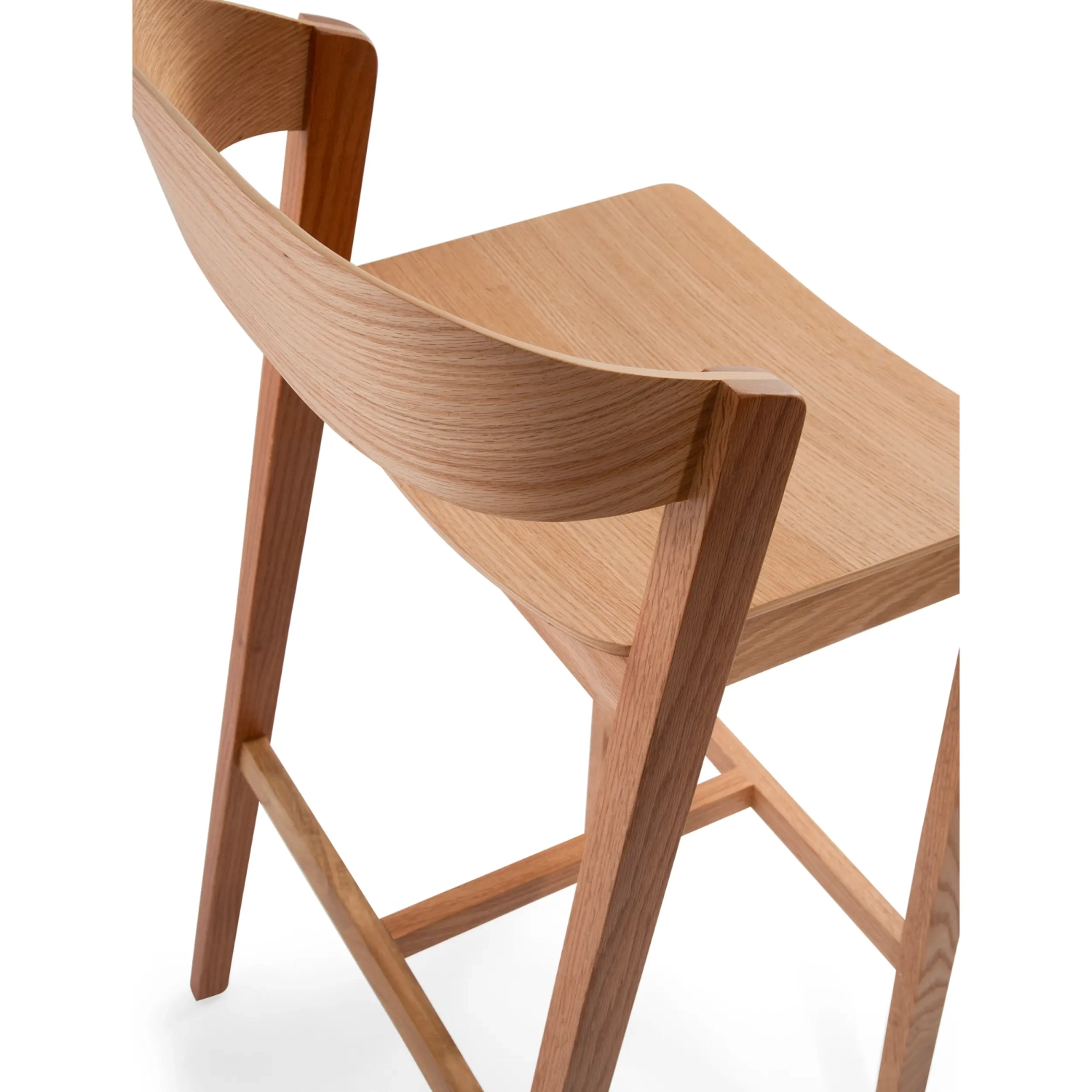 Soho Sgabello da bar in stile scandinavo 76 cm | Legno di rovere o noce
