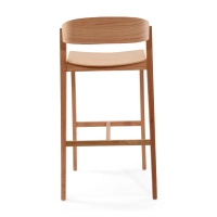 Soho Sgabello da bar in stile scandinavo 76 cm | Legno di rovere o noce