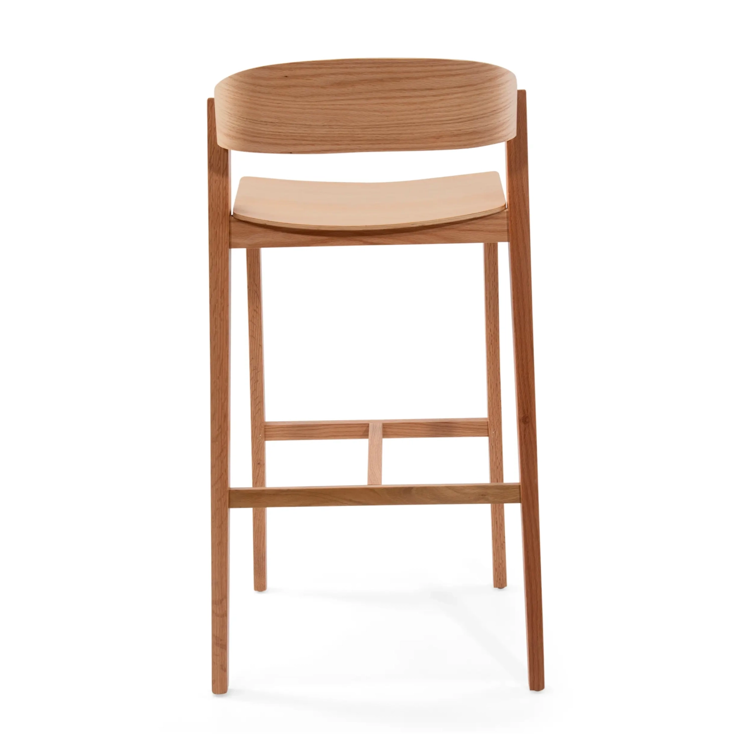 Soho Sgabello da bar in stile scandinavo 76 cm | Legno di rovere o noce