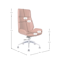 Sedia da ufficio Nordic Colors | Schienale alto regolabile